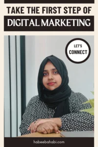 A girl sitting near a table with a laptop and a flower vase, symbolizing productivity and creativity, representing the Best Freelance Digital Marketing Strategist in Calicut, Kerala.